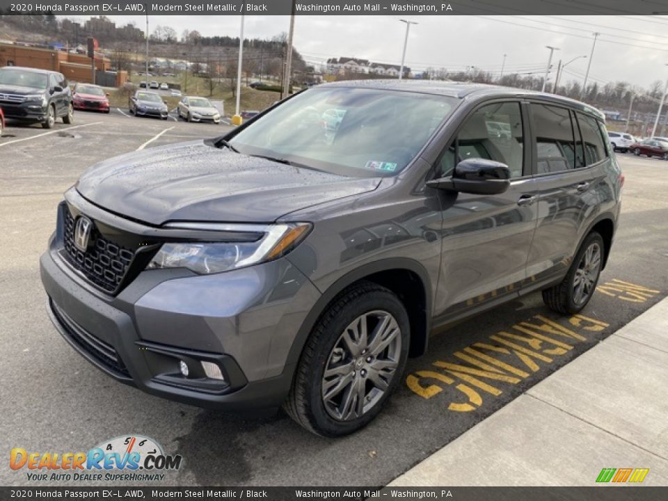 2020 Honda Passport EX-L AWD Modern Steel Metallic / Black Photo #4