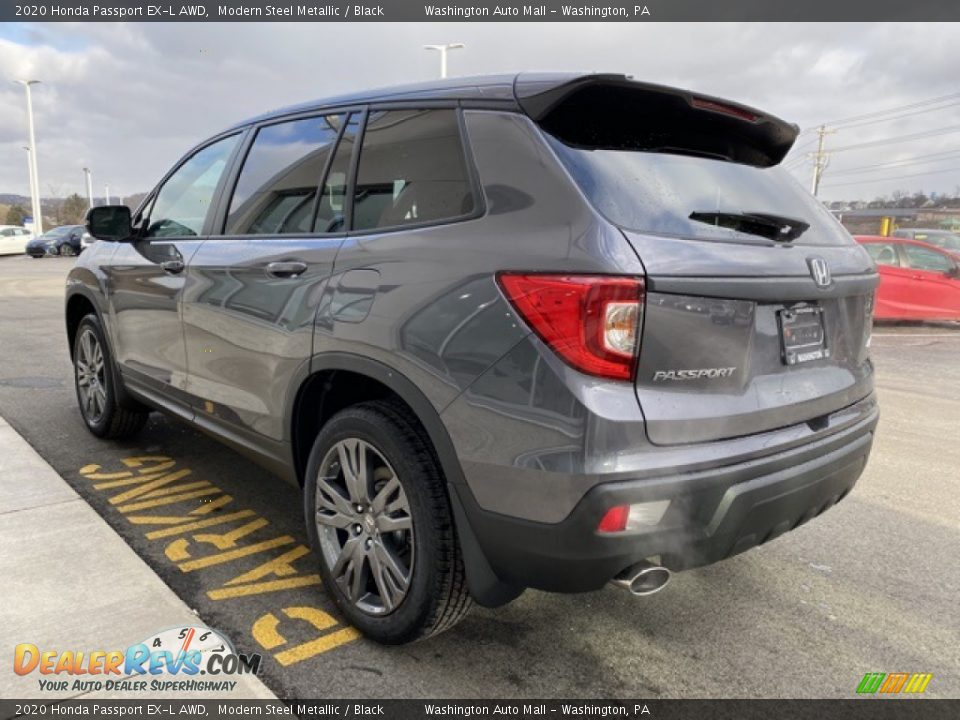 2020 Honda Passport EX-L AWD Modern Steel Metallic / Black Photo #5