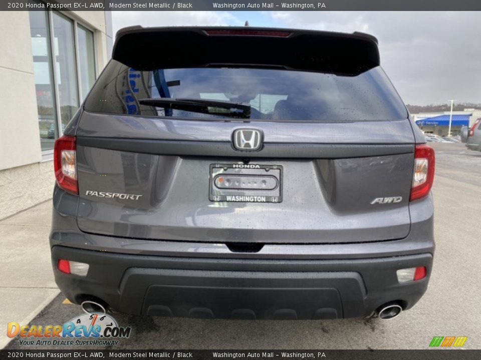 2020 Honda Passport EX-L AWD Modern Steel Metallic / Black Photo #6