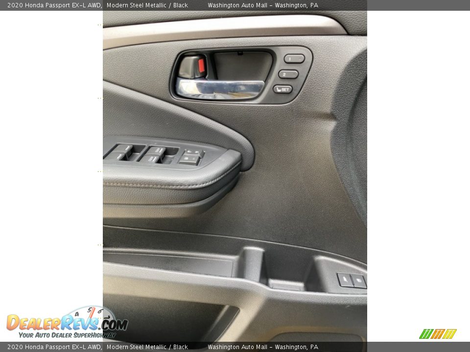 2020 Honda Passport EX-L AWD Modern Steel Metallic / Black Photo #11