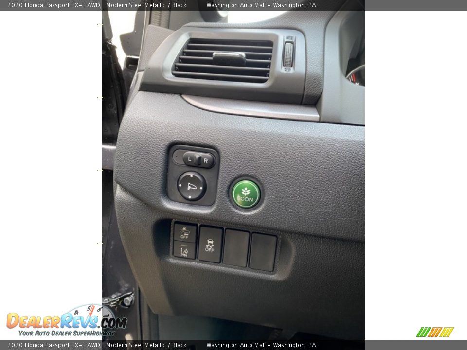 2020 Honda Passport EX-L AWD Modern Steel Metallic / Black Photo #12