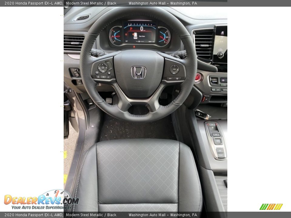 2020 Honda Passport EX-L AWD Modern Steel Metallic / Black Photo #13