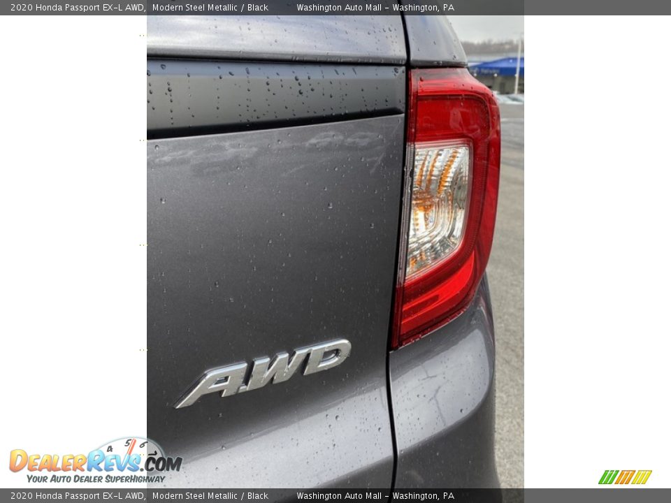 2020 Honda Passport EX-L AWD Modern Steel Metallic / Black Photo #23