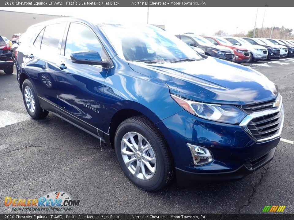 2020 Chevrolet Equinox LT AWD Pacific Blue Metallic / Jet Black Photo #7