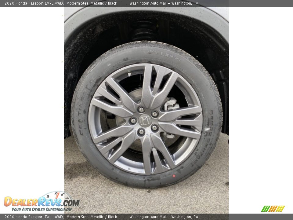 2020 Honda Passport EX-L AWD Modern Steel Metallic / Black Photo #28