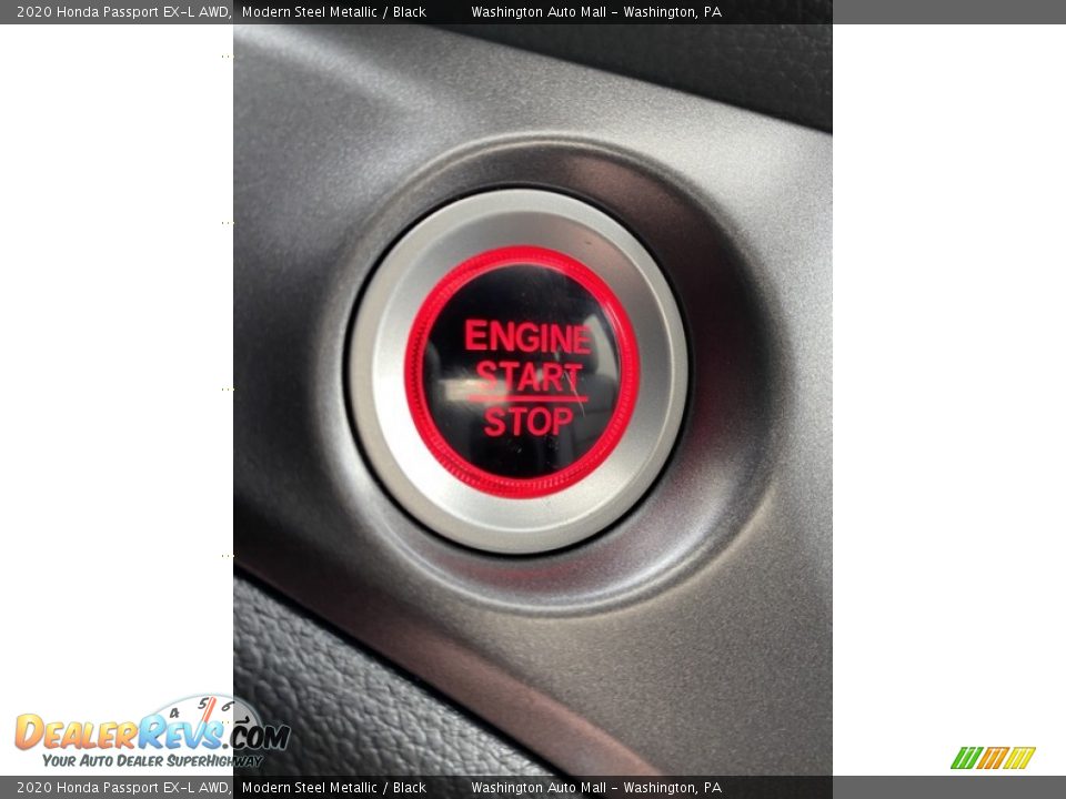 2020 Honda Passport EX-L AWD Modern Steel Metallic / Black Photo #34