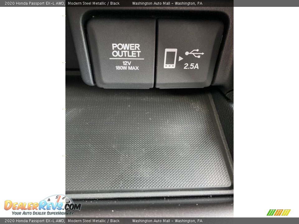 2020 Honda Passport EX-L AWD Modern Steel Metallic / Black Photo #36