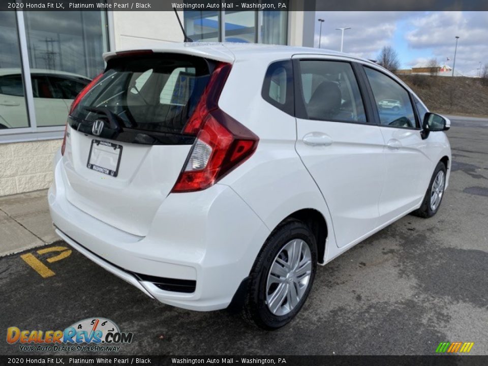 2020 Honda Fit LX Platinum White Pearl / Black Photo #7