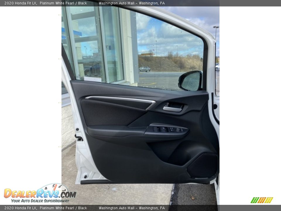 2020 Honda Fit LX Platinum White Pearl / Black Photo #10