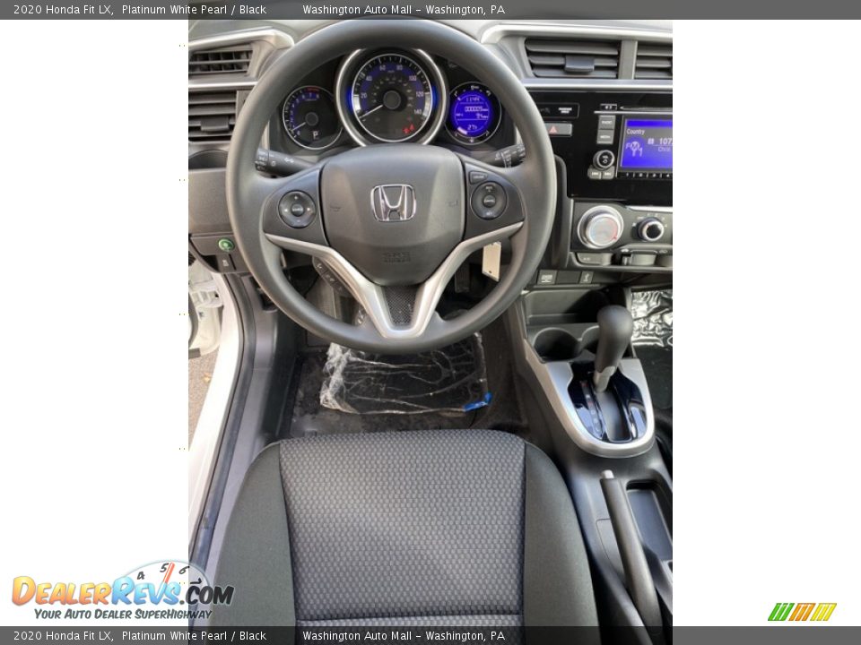 2020 Honda Fit LX Platinum White Pearl / Black Photo #13