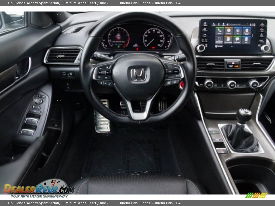 2019 Honda Accord Sport Sedan Platinum White Pearl / Black Photo #5