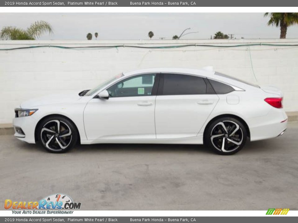 2019 Honda Accord Sport Sedan Platinum White Pearl / Black Photo #8