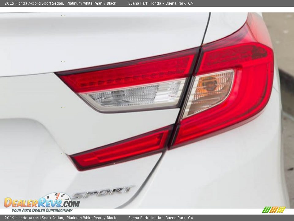 2019 Honda Accord Sport Sedan Platinum White Pearl / Black Photo #11