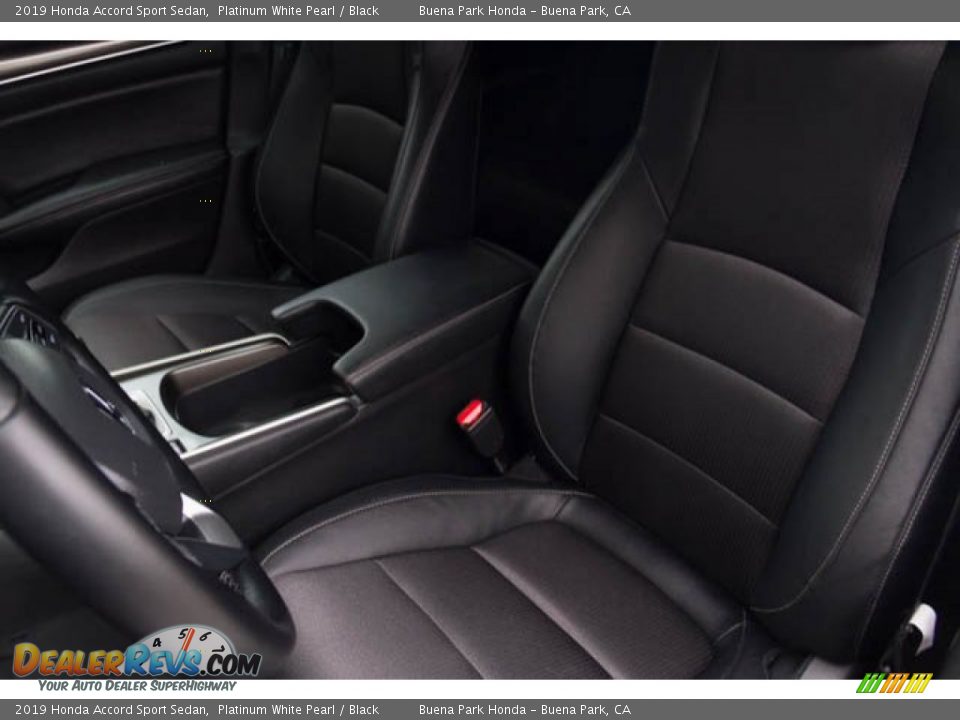 2019 Honda Accord Sport Sedan Platinum White Pearl / Black Photo #18