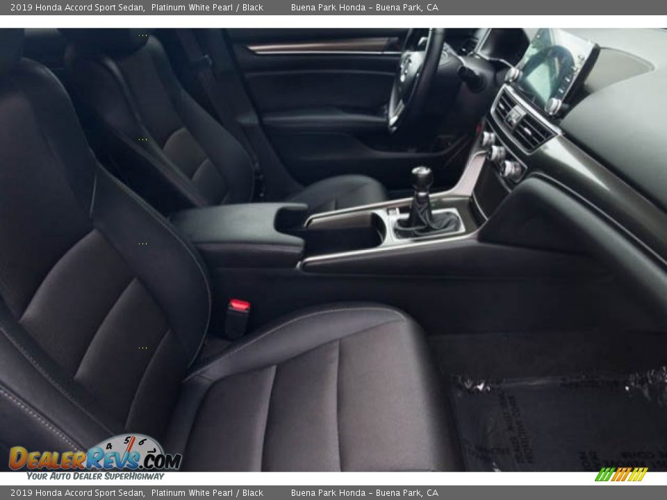 2019 Honda Accord Sport Sedan Platinum White Pearl / Black Photo #23