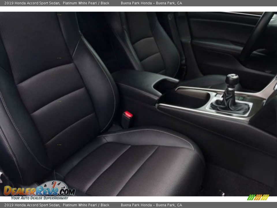 2019 Honda Accord Sport Sedan Platinum White Pearl / Black Photo #24