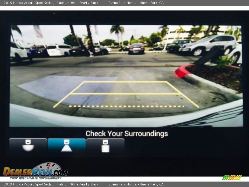 2019 Honda Accord Sport Sedan Platinum White Pearl / Black Photo #26