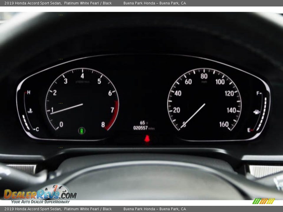 2019 Honda Accord Sport Sedan Platinum White Pearl / Black Photo #27