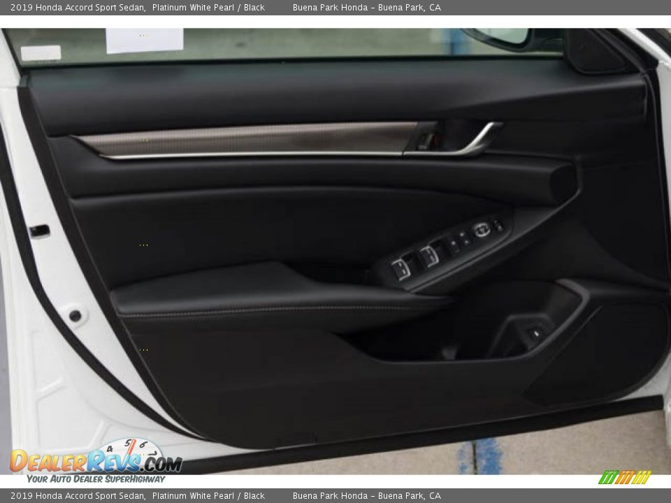 2019 Honda Accord Sport Sedan Platinum White Pearl / Black Photo #28
