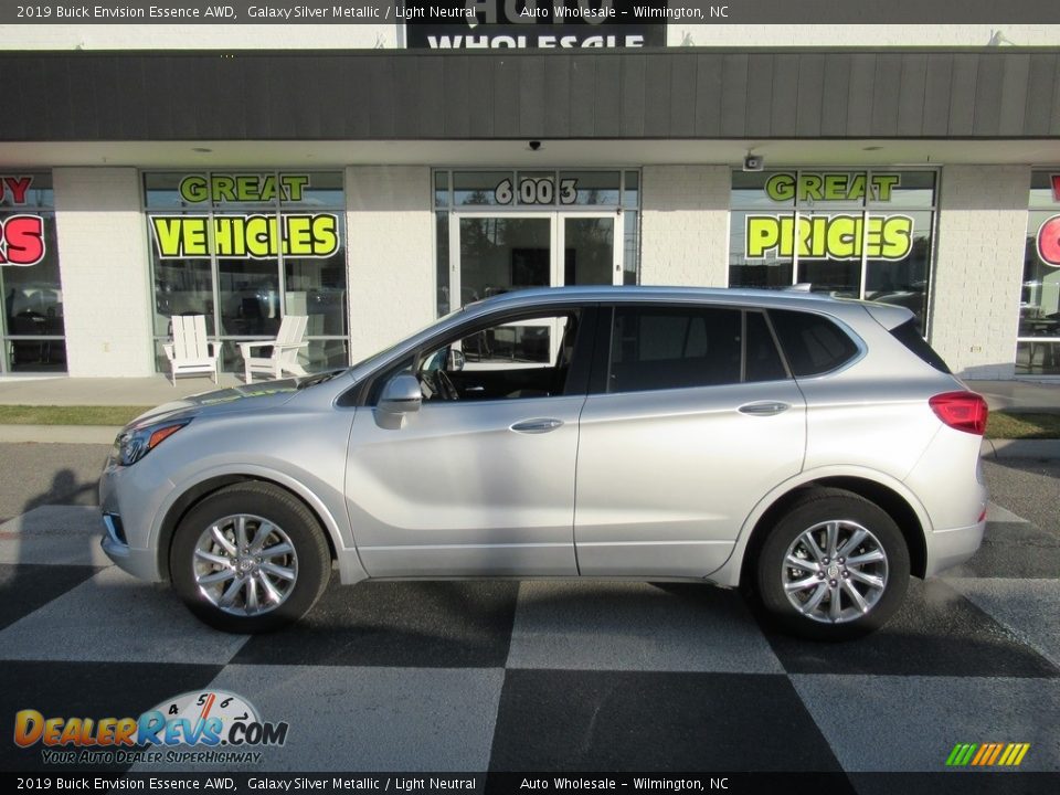 2019 Buick Envision Essence AWD Galaxy Silver Metallic / Light Neutral Photo #1