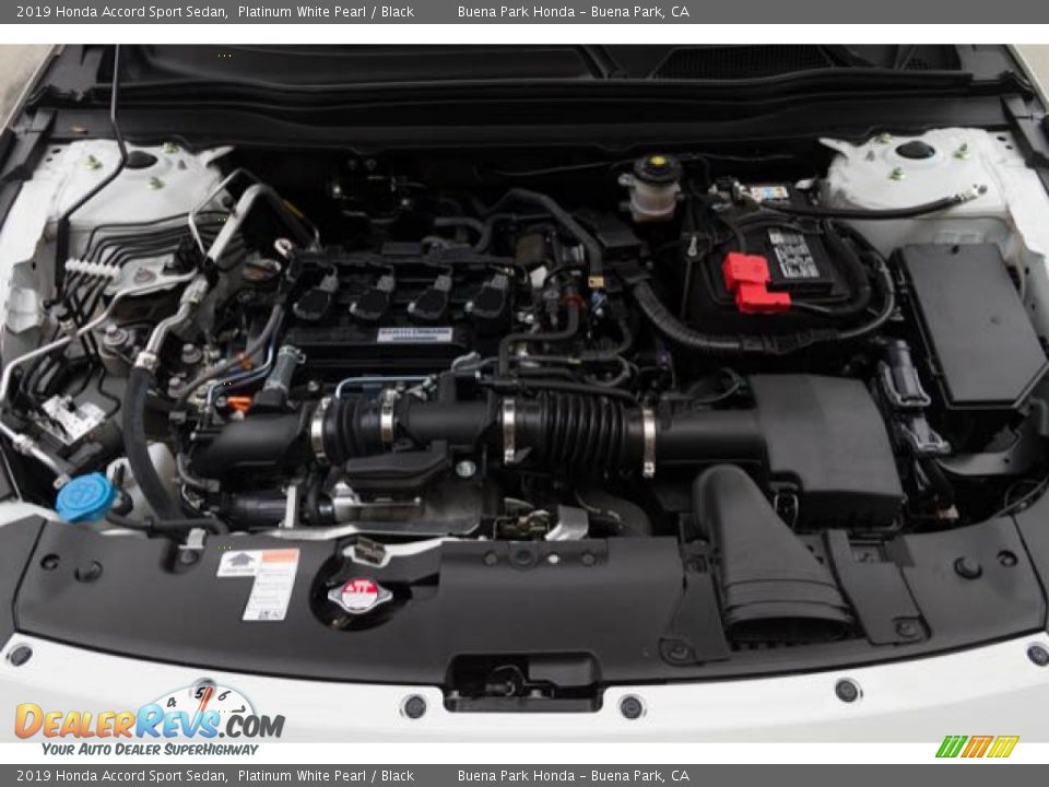 2019 Honda Accord Sport Sedan Platinum White Pearl / Black Photo #33