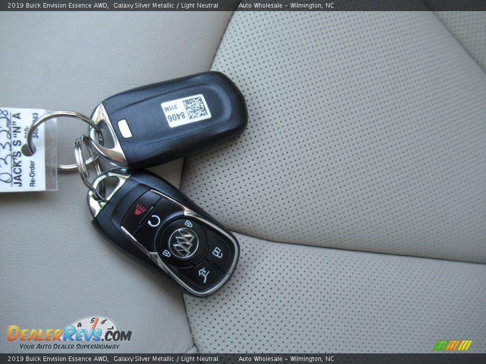 2019 Buick Envision Essence AWD Galaxy Silver Metallic / Light Neutral Photo #20