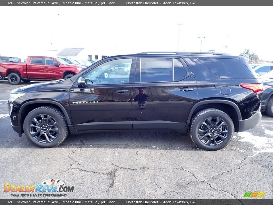 2020 Chevrolet Traverse RS AWD Mosaic Black Metallic / Jet Black Photo #2