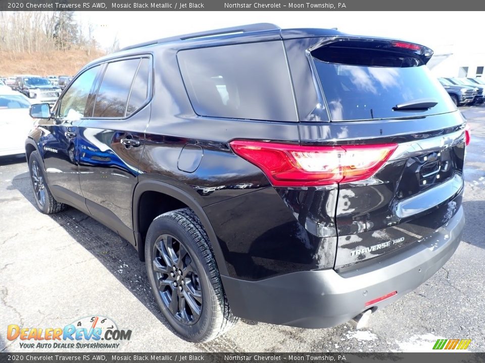 2020 Chevrolet Traverse RS AWD Mosaic Black Metallic / Jet Black Photo #3