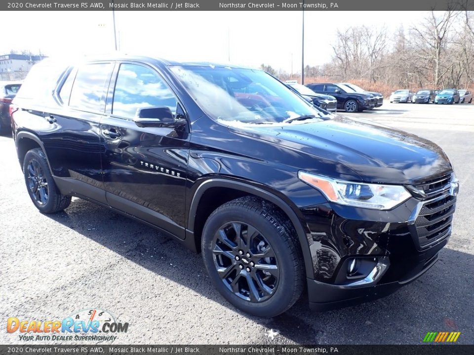Mosaic Black Metallic 2020 Chevrolet Traverse RS AWD Photo #7