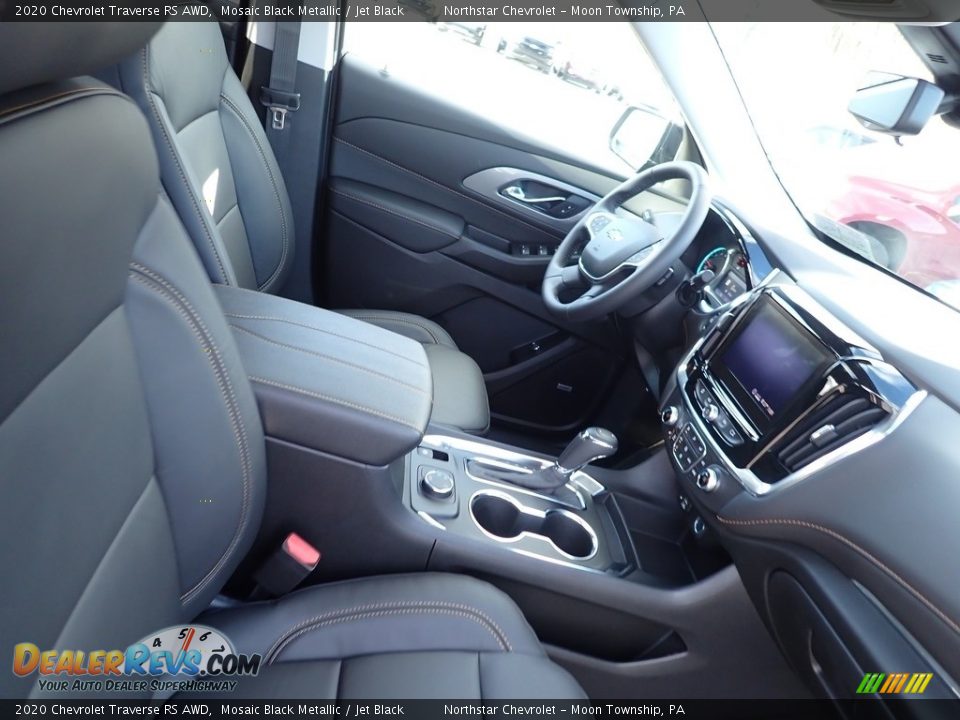 2020 Chevrolet Traverse RS AWD Mosaic Black Metallic / Jet Black Photo #9