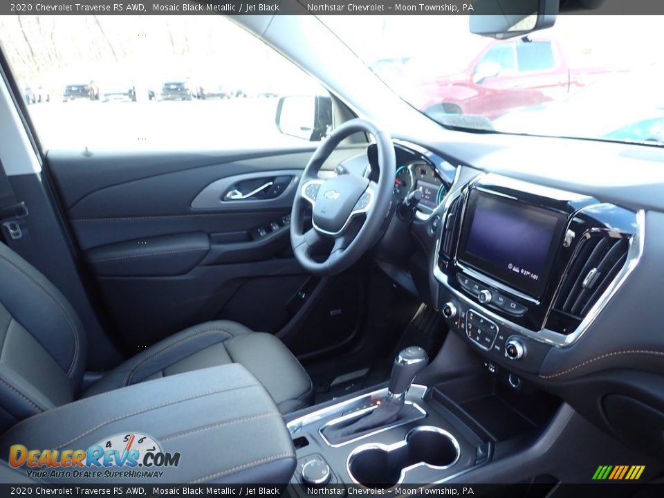 2020 Chevrolet Traverse RS AWD Mosaic Black Metallic / Jet Black Photo #10