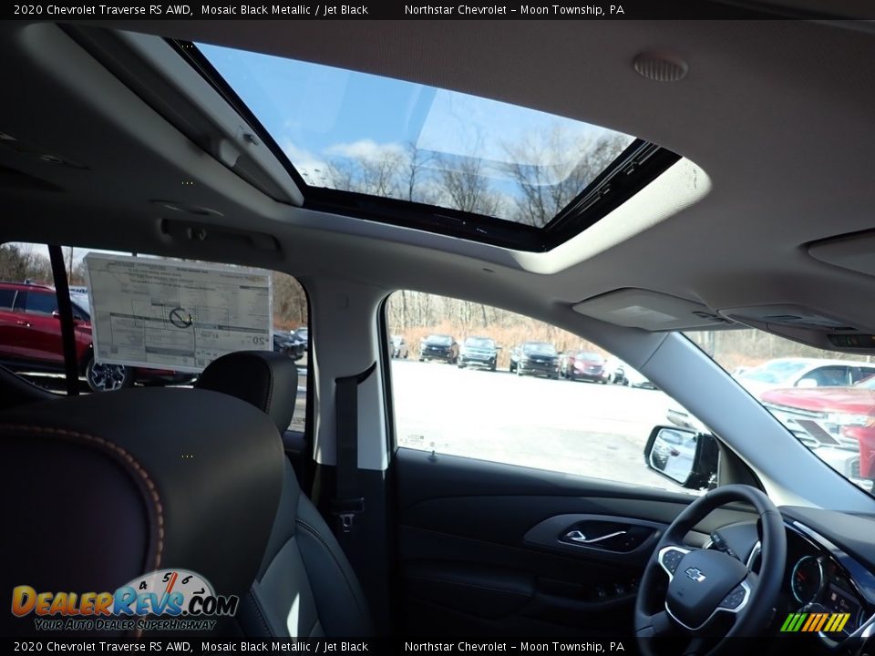 2020 Chevrolet Traverse RS AWD Mosaic Black Metallic / Jet Black Photo #11