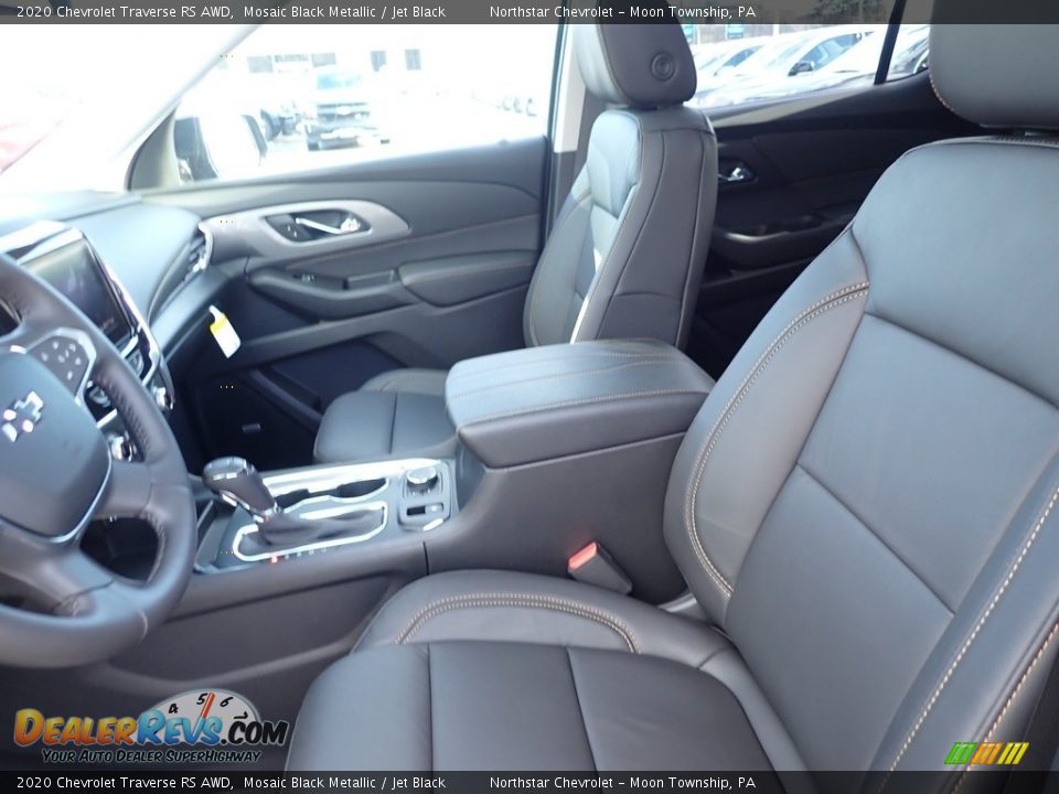 2020 Chevrolet Traverse RS AWD Mosaic Black Metallic / Jet Black Photo #14
