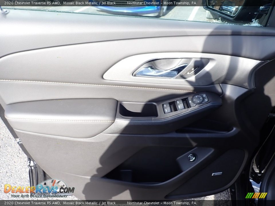2020 Chevrolet Traverse RS AWD Mosaic Black Metallic / Jet Black Photo #15