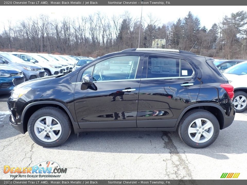 2020 Chevrolet Trax LT AWD Mosaic Black Metallic / Jet Black Photo #2
