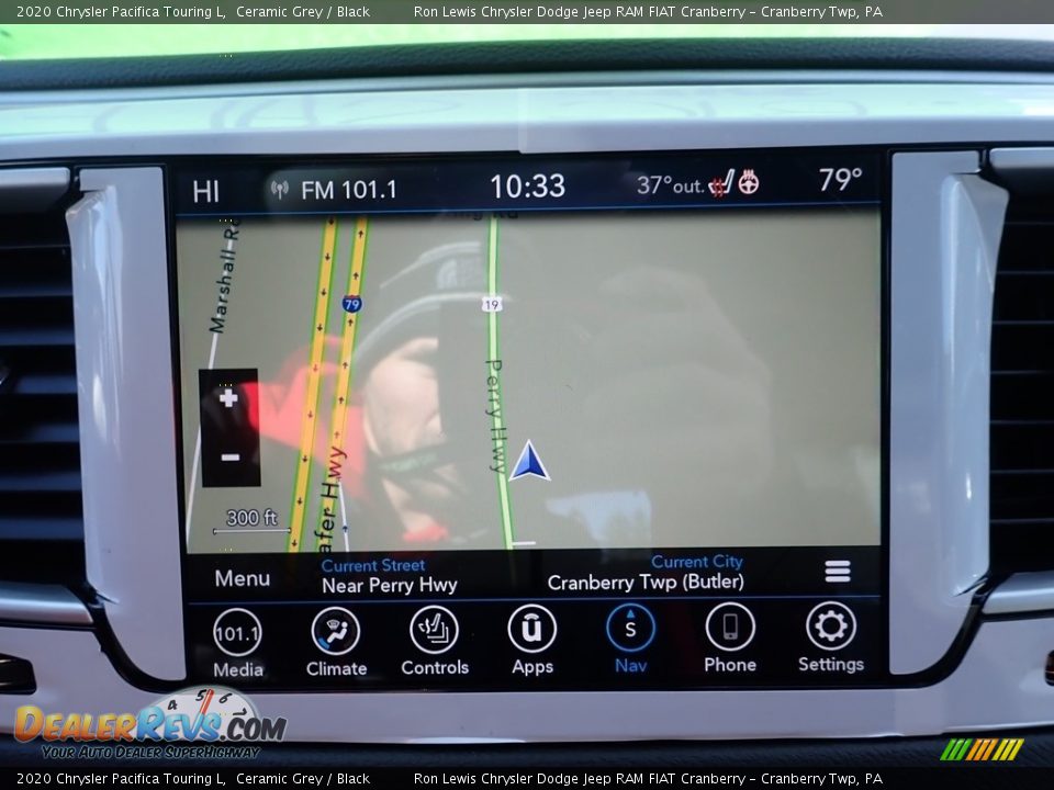 Navigation of 2020 Chrysler Pacifica Touring L Photo #18