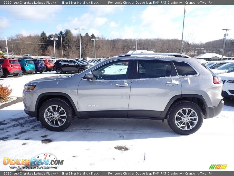 2020 Jeep Cherokee Latitude Plus 4x4 Billet Silver Metallic / Black Photo #2