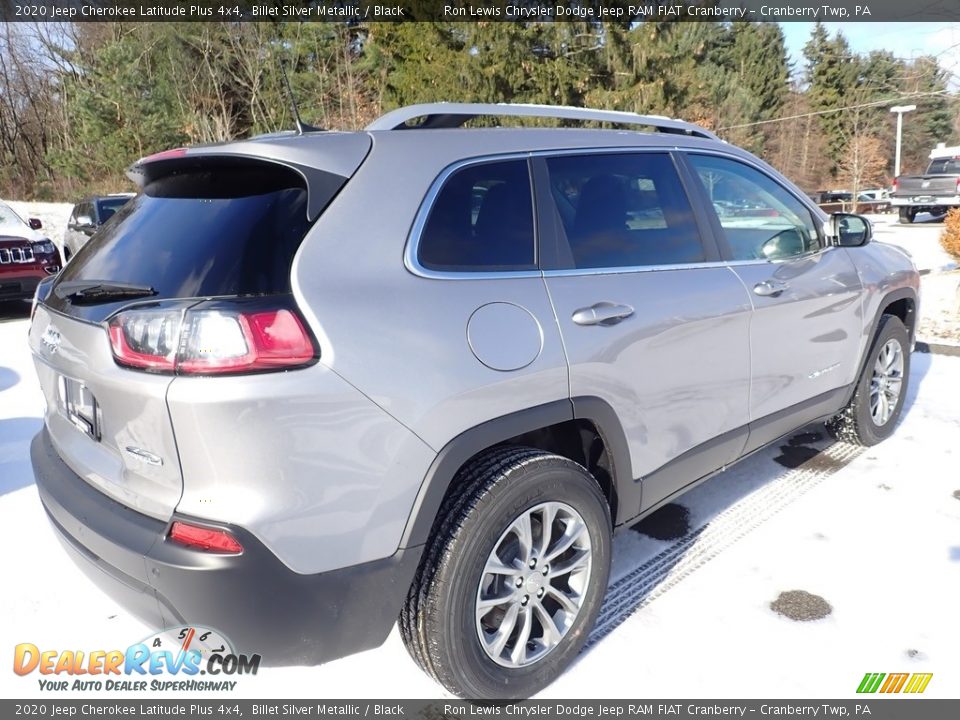 2020 Jeep Cherokee Latitude Plus 4x4 Billet Silver Metallic / Black Photo #5