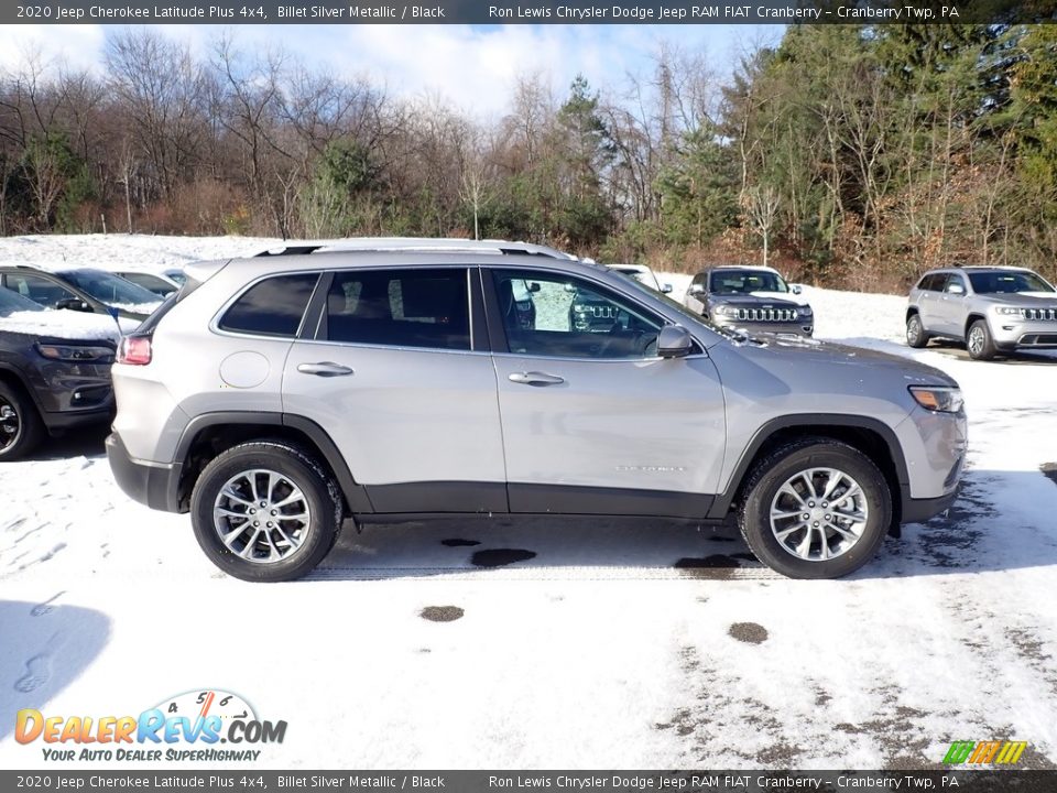 2020 Jeep Cherokee Latitude Plus 4x4 Billet Silver Metallic / Black Photo #6