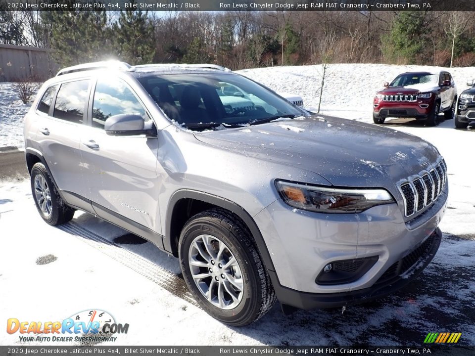 2020 Jeep Cherokee Latitude Plus 4x4 Billet Silver Metallic / Black Photo #7