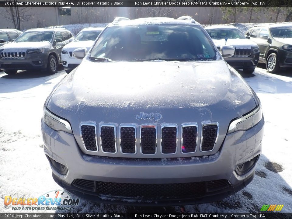 2020 Jeep Cherokee Latitude Plus 4x4 Billet Silver Metallic / Black Photo #8