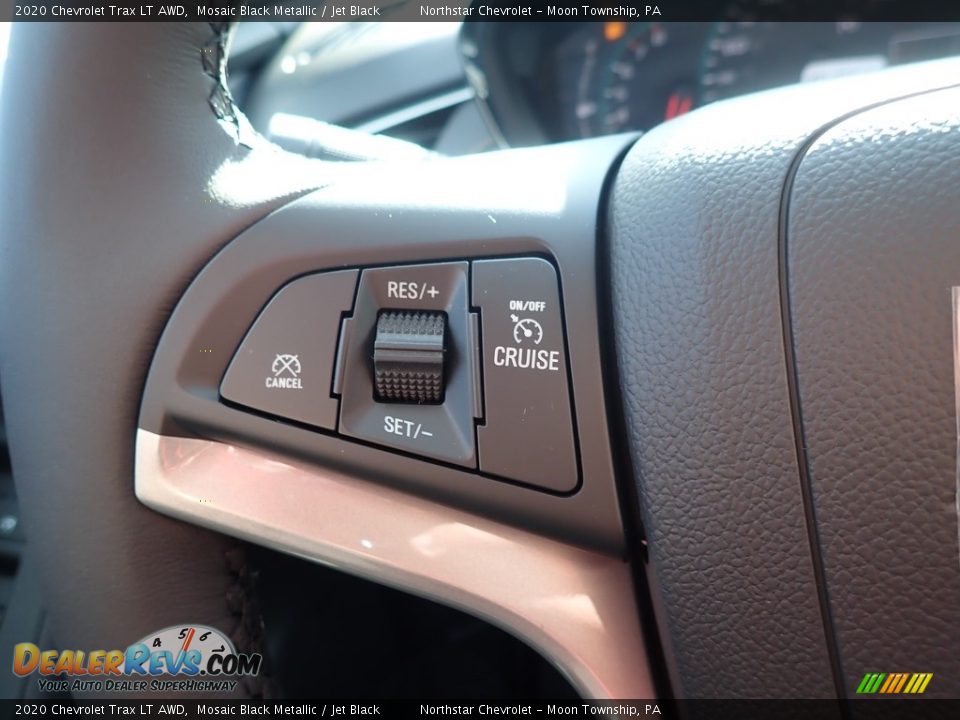 2020 Chevrolet Trax LT AWD Mosaic Black Metallic / Jet Black Photo #19