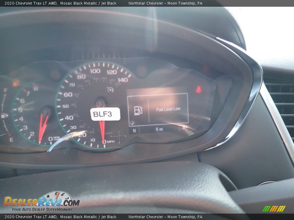 2020 Chevrolet Trax LT AWD Mosaic Black Metallic / Jet Black Photo #20