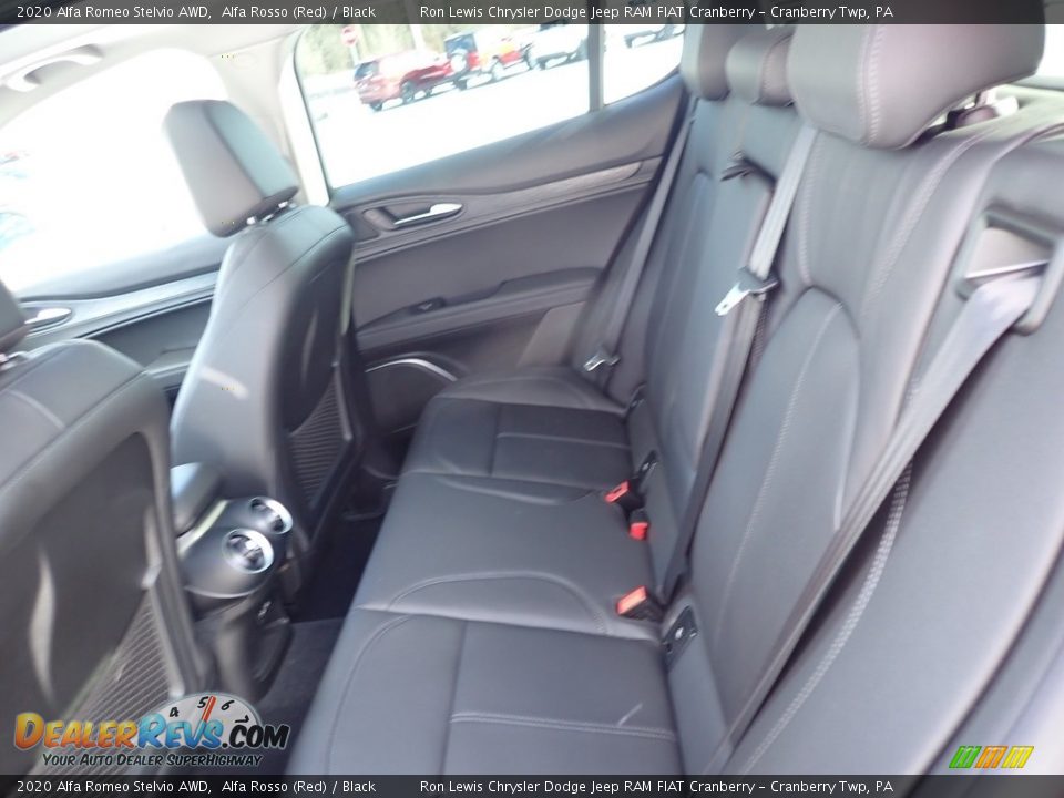 2020 Alfa Romeo Stelvio AWD Alfa Rosso (Red) / Black Photo #11