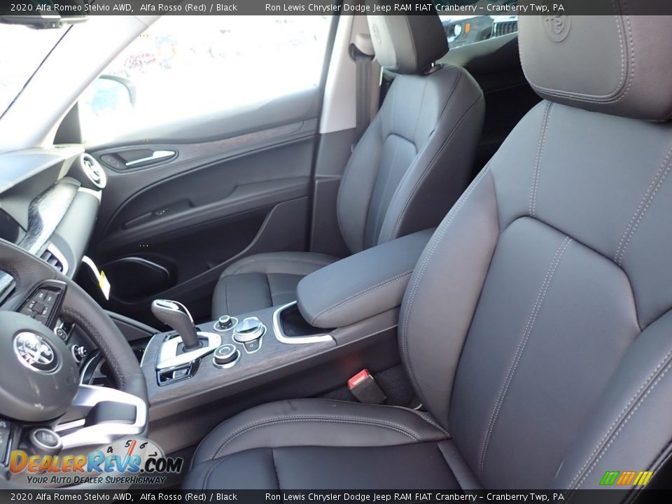 Front Seat of 2020 Alfa Romeo Stelvio AWD Photo #12