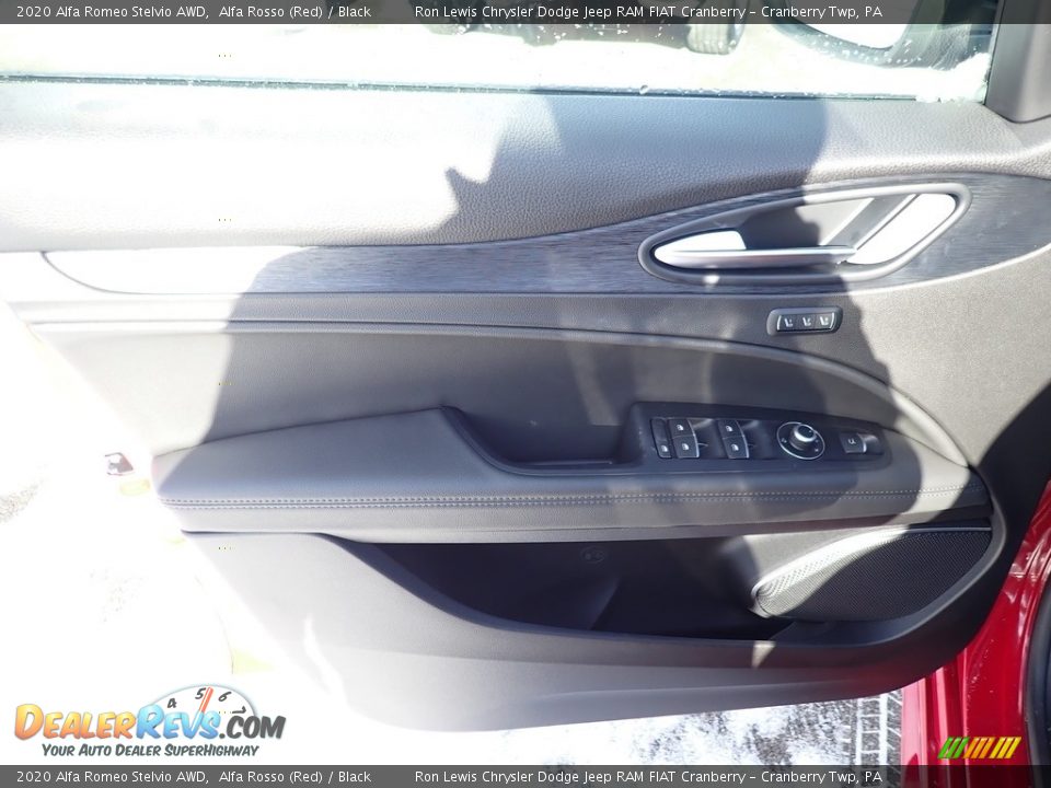 2020 Alfa Romeo Stelvio AWD Alfa Rosso (Red) / Black Photo #13