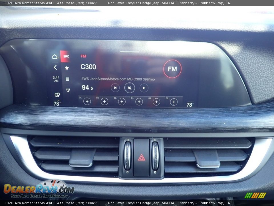 Controls of 2020 Alfa Romeo Stelvio AWD Photo #15