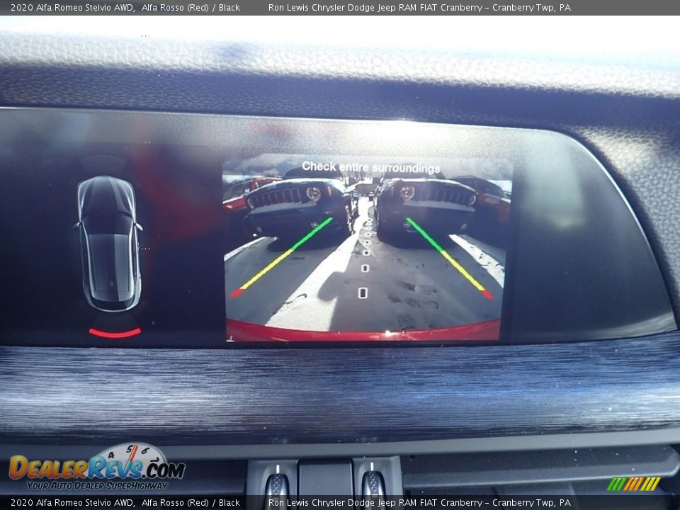 2020 Alfa Romeo Stelvio AWD Alfa Rosso (Red) / Black Photo #16