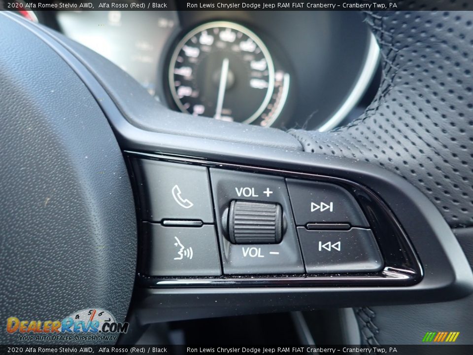 2020 Alfa Romeo Stelvio AWD Steering Wheel Photo #17