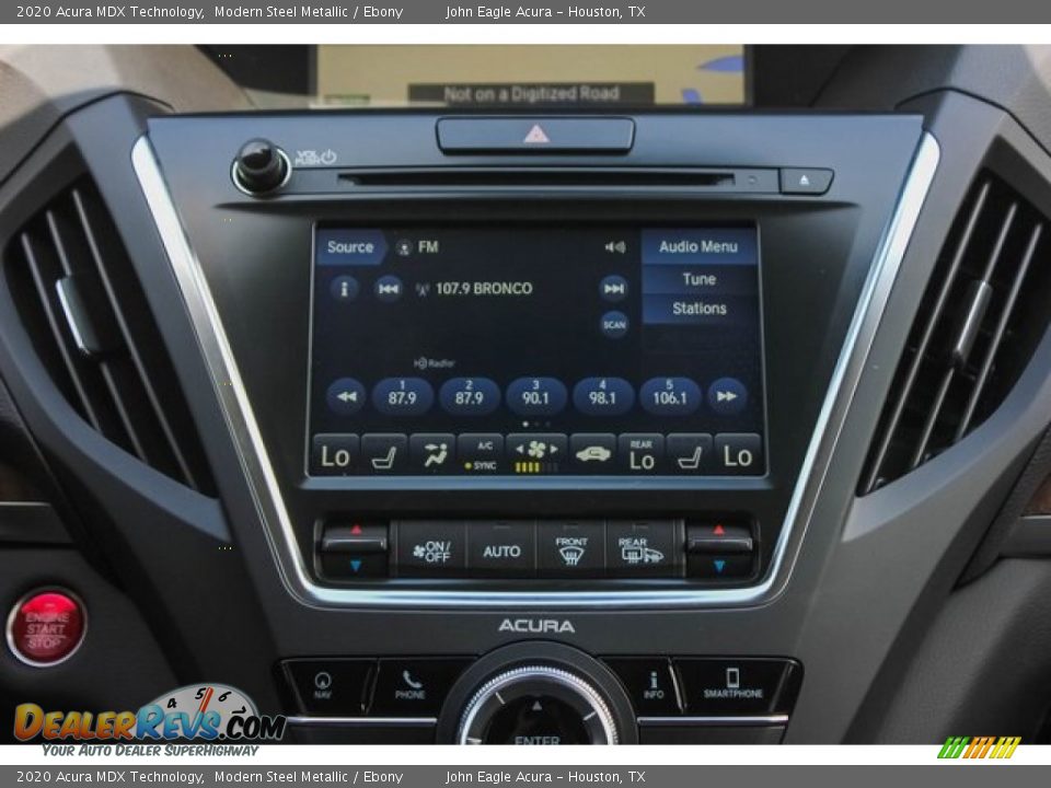 2020 Acura MDX Technology Modern Steel Metallic / Ebony Photo #30